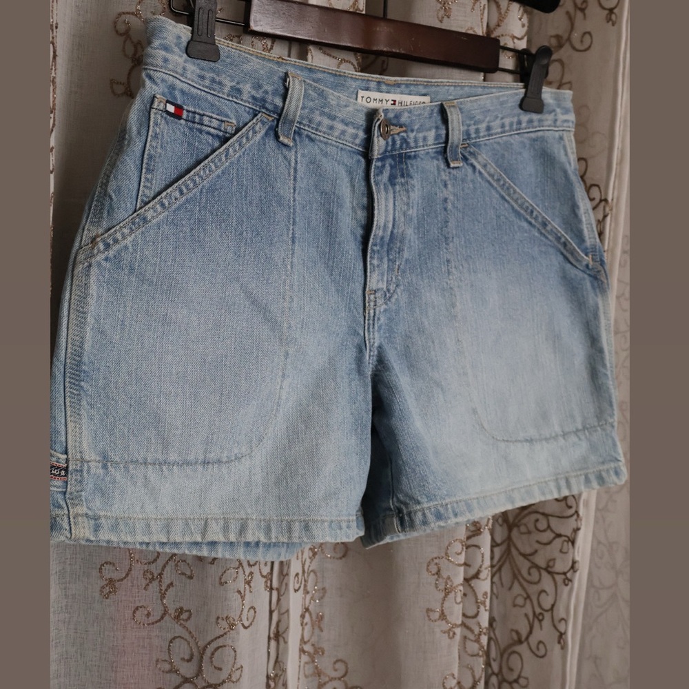 Tommy Hilfiger Blue Jean Shorts Classic Style